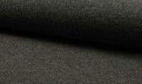 Luxury 100% Boiled Wool Fabric Material – MID GREY